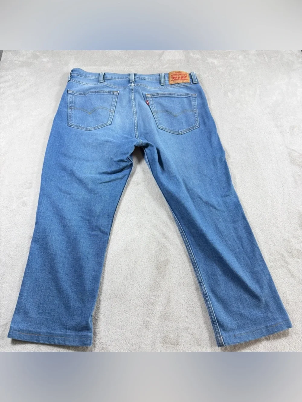 Levi's 511 Slim Fit Jeans‎ Men 38x30 Light Wash Blue Cotton Stretch Denim Jeans